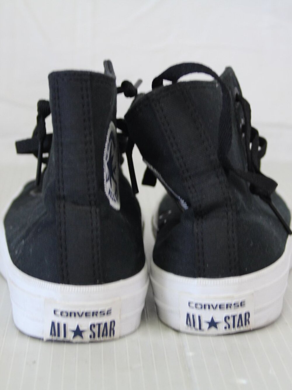 Converse Chuck Taylor All Star High Tops Black Canvas Size 6 - Picture 5 of 7